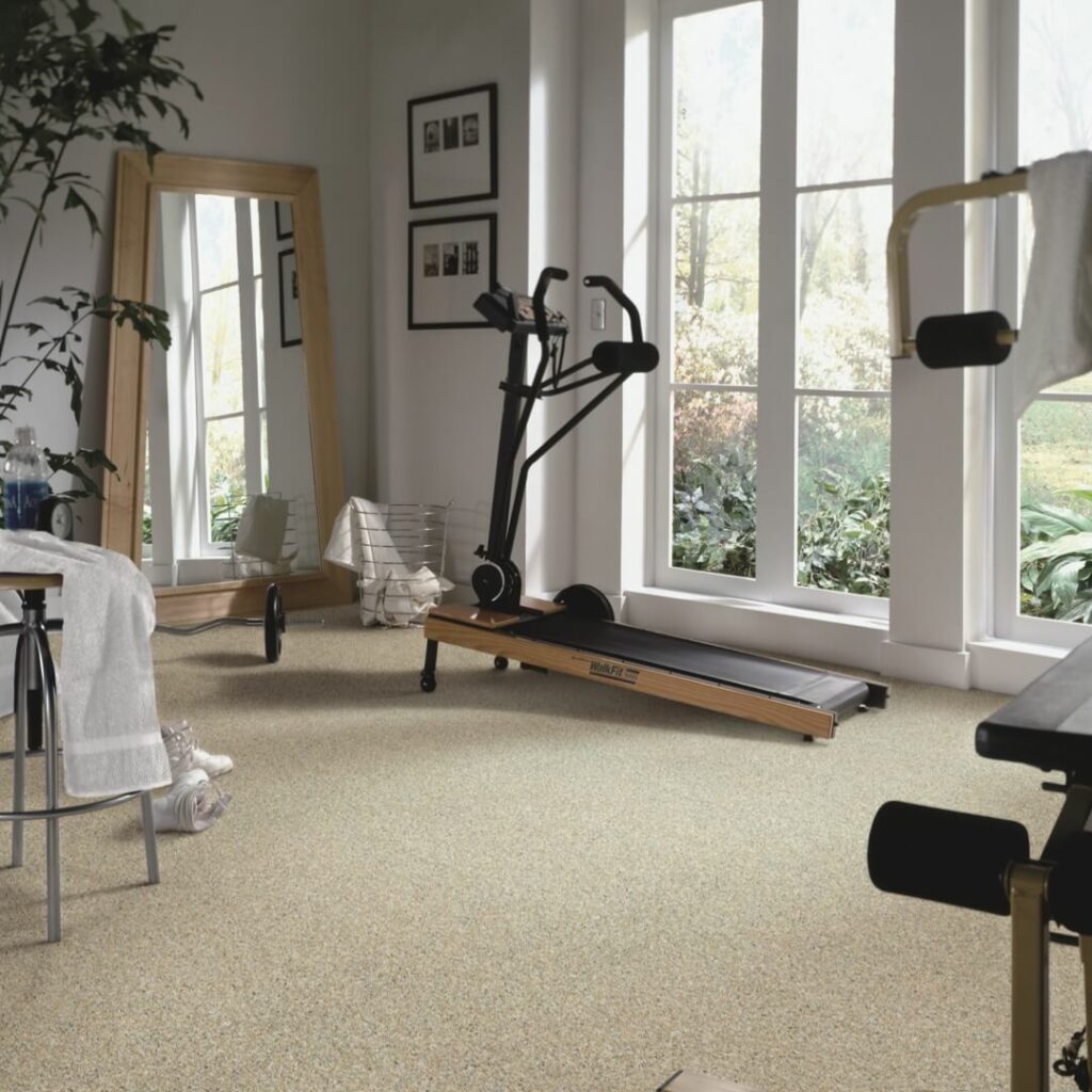 Home Gym Carpet Flooring | Hubbard Flooring Studio